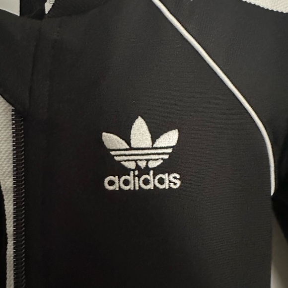 Adidas Kids Black Jacket - Picture 6 of 8